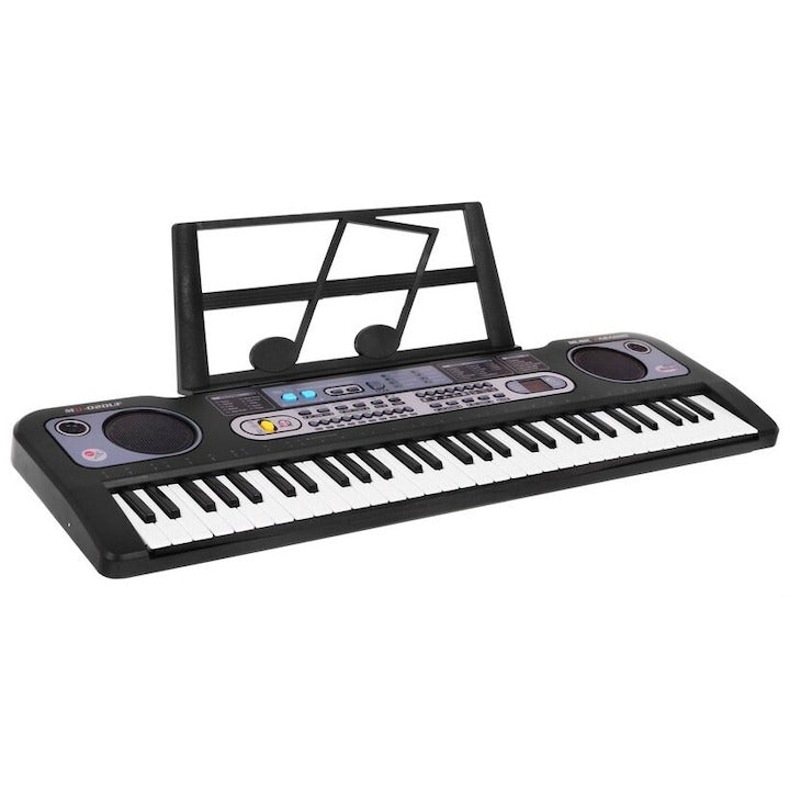 Tastatură–Sintetizator MQ-020UF cu USB, Radio FM, 61 Clape și Microfon