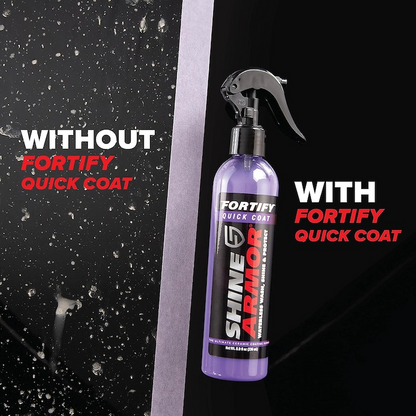 Ceara lichida auto Shine Armor 236ml + laveta 1+1 efect hidrofob