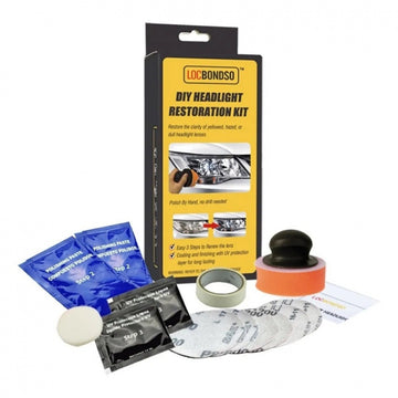 Kit polish faruri auto cu protecție UV – Set complet restaurare faruri îngălbenite