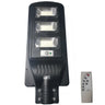 Lampă stradală solară LED 90W, 120 LED-uri, stâlp inclus, telecomandă, IP65