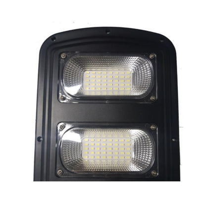 Lampă stradală solară LED 90W, 120 LED-uri, stâlp inclus, telecomandă, IP65