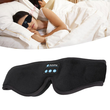 Mască de somn Bluetooth cu microfon, blackout total, ideală pentru relaxare și călătorii
