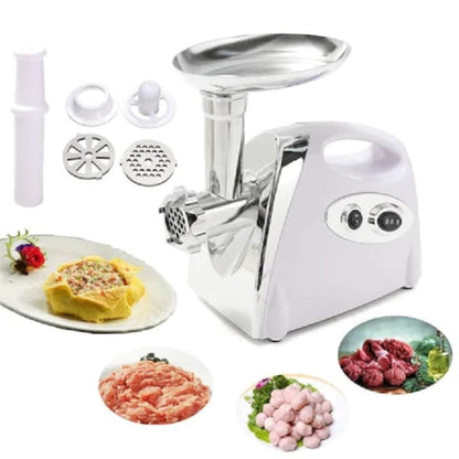 Mașină electrică tocat carne și umplut cârnați Leihmann MGB-120 – 3500W, cuțit inox