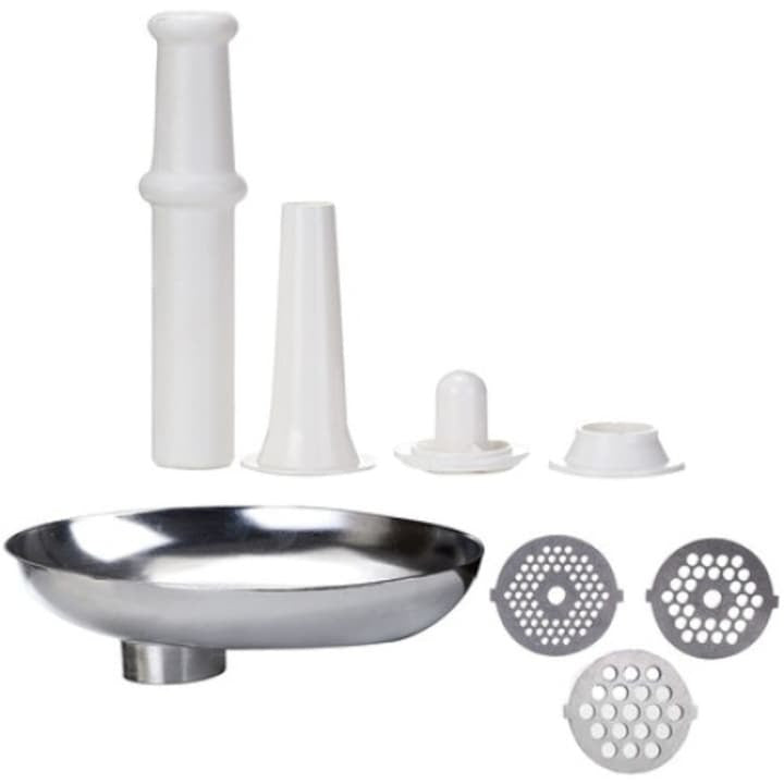 Mașină electrică tocat carne și umplut cârnați Leihmann MGB-120 – 3500W, cuțit inox