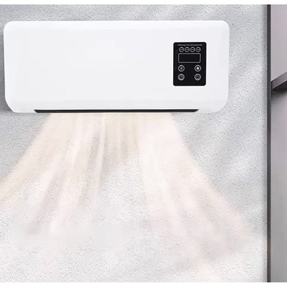 Mini aer condiționat portabil cu răcire & încălzire, telecomandă – Silențios, montaj pe perete