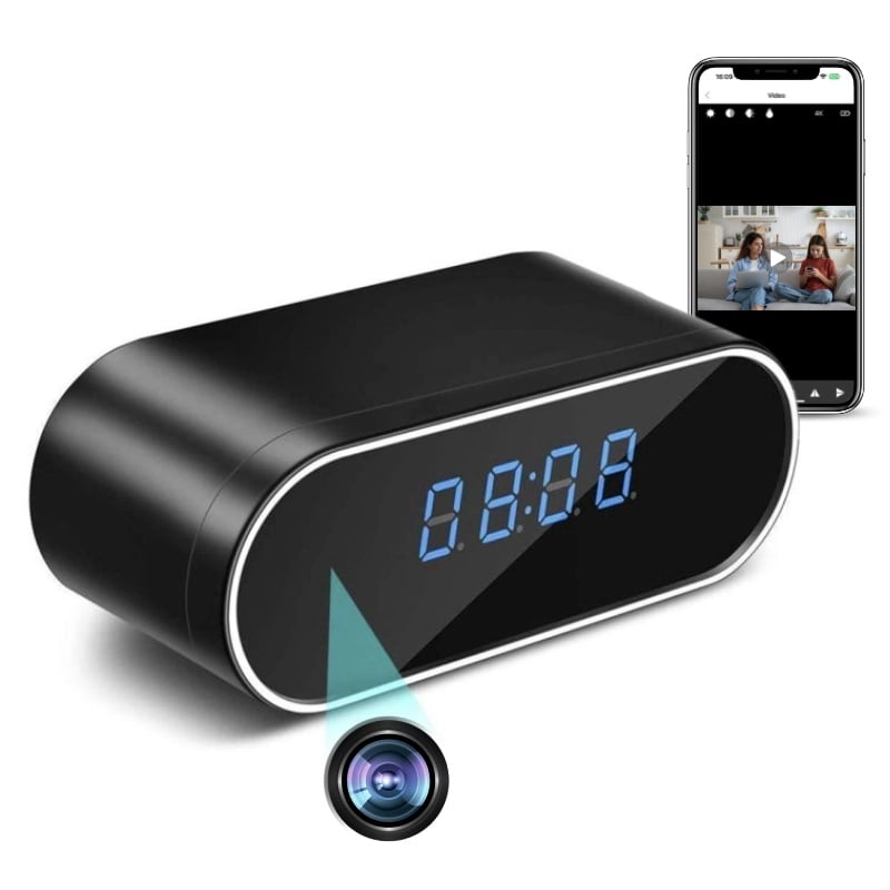 Mini Camera Ceas Spion iUni IP07 – Monitorizare Full HD, Live pe Telefon si Vedere Nocturna