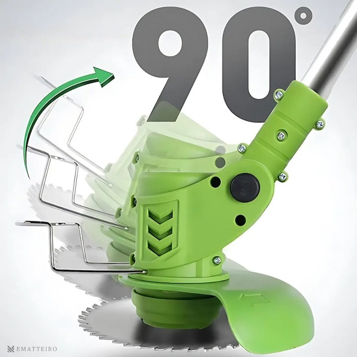 Motocoasă electrică 48V – cu 2 acumulatori 4000mAh, 18000 RPM