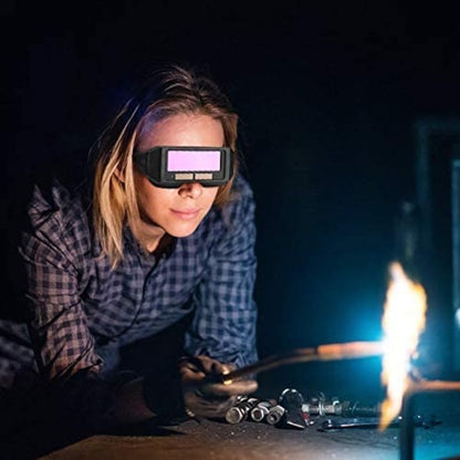 Ochelari sudură LCD cu auto-întunecare și protecție UV/IR, solari