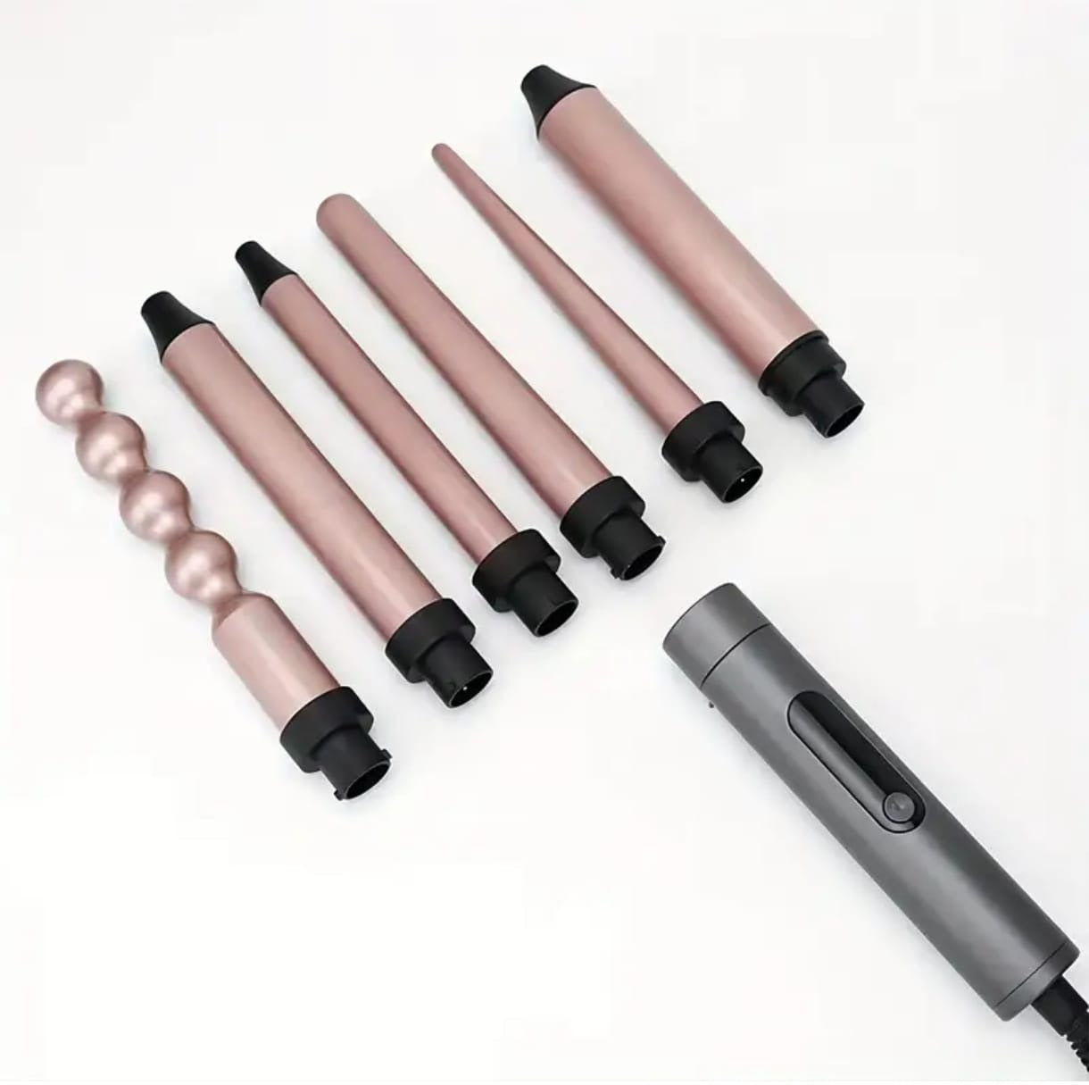 Ondulator păr 7 în 1 – 2 trepte temperatură 180-210°C, pentru păr uscat/ud