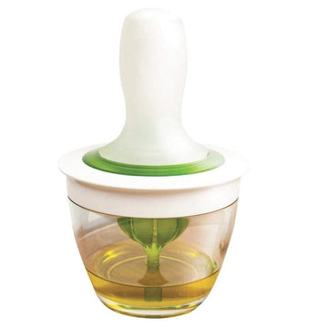 Set perie silicon cu borcan sticlă 150 ml – Rezistentă la căldură, anti-picurare