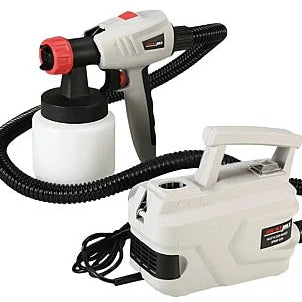 Pistol vopsit electric profesional – 800W, 2 duze reglabile, cupă 800ml, furtun 1.8m