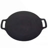 Plita japoneza rotunda grill – antiaderenta, cu manere, Ø32 cm, negru