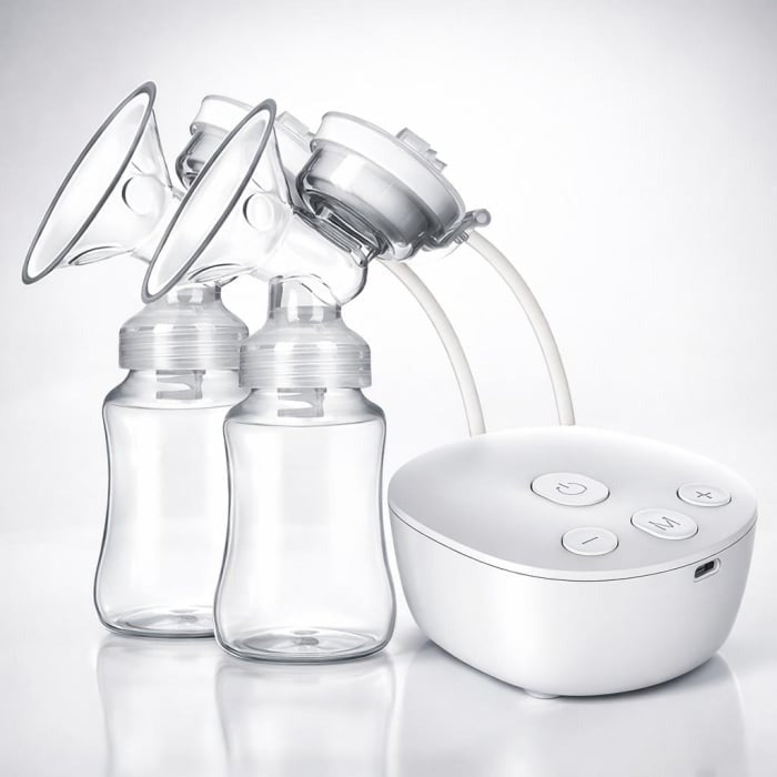 Pachet Bebe 2 în 1 – Incalzitor Portabil Biberoane + Pompa San Electrica Dubla USB – Doar 169 Lei