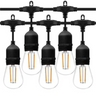 Ghirlanda luminoasa E27 15m 20m 25m LED filament IP65 exterior interconectabila
