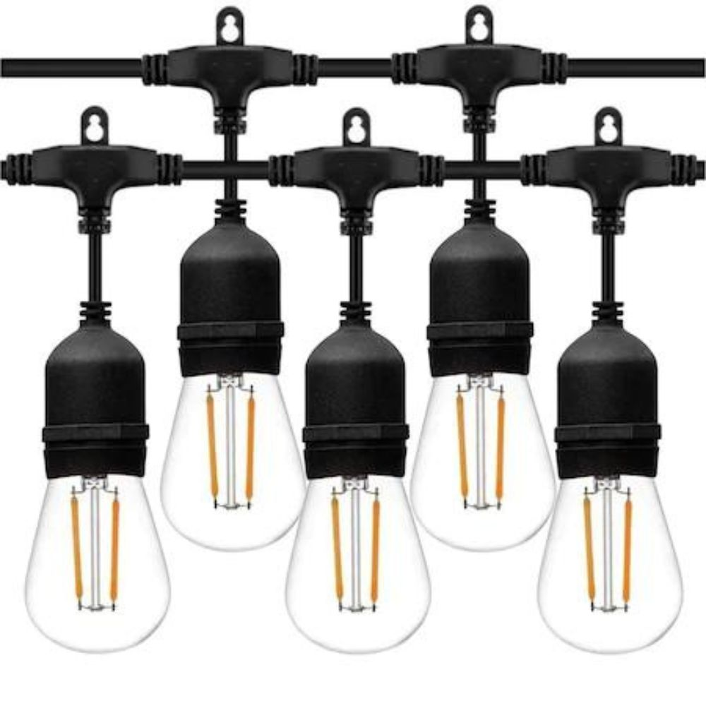 Ghirlanda Luminoasa Premium 15 Metri – 30 Becuri LED Alb Cald Pentru Gradina, Terasa si Evenimente