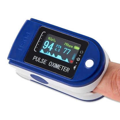 Glucometru digital cu 50 teste si lancete monitor glicemie LCD mare fara codare - cadou un Pulsoximetru