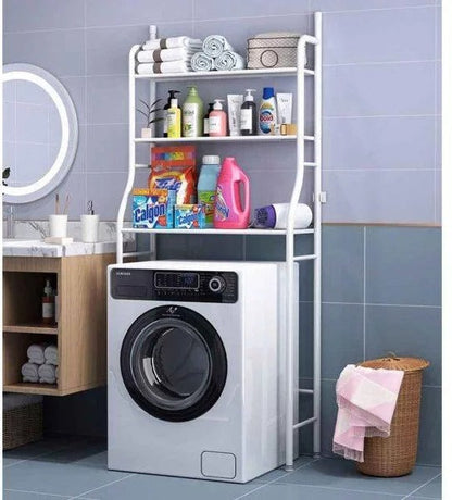Raft Depozitare Peste Toaletă/Mașina de Spălat, Organizator Baie Multifuncțional