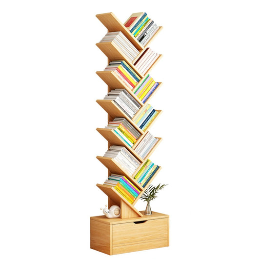 Raft Copac pentru Cărți din Lemn – Bibliotecă Modernă 158x34 cm
