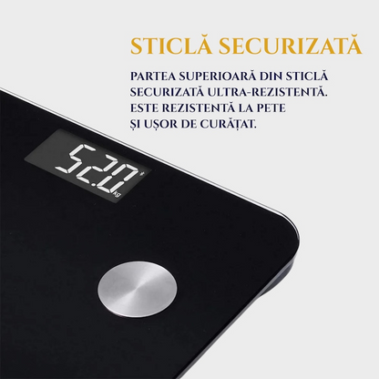 Cantar Corporal Inteligent Bluetooth – Monitorizare Completa a Sanatatii Direct pe Telefon