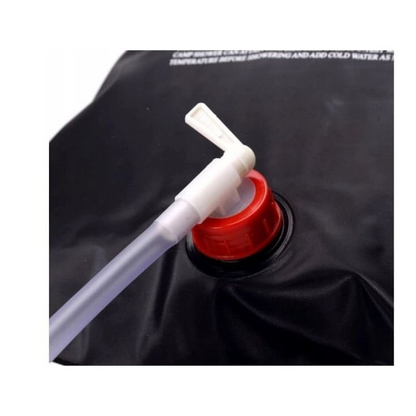 Dus Portabil 20L – Apa Calduta Oriunde, Ideal pentru Camping si Drumetii, 39x60 cm, Negru