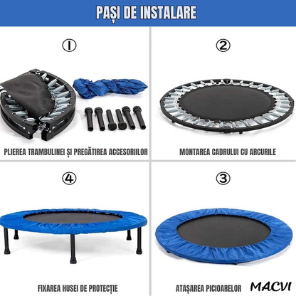 Pachet WOW pentru Copii Activi – ATV Electric + Trambulina, Distractie Dubla la Doar 499 Lei