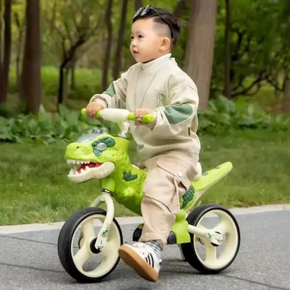 Bicicleta echilibru copii 30 cm roti dinozaur fara pedale 2-6 ani