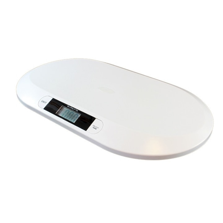 Cantar Digital pentru Bebelusi si Nou Nascuti 20kg, Functie Tara si Hold, Afisaj LCD
