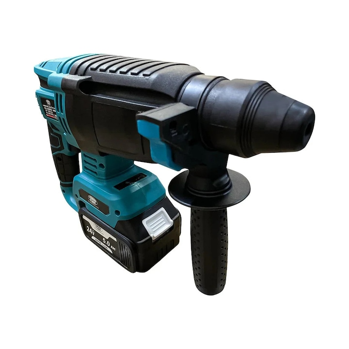 Trusa scule electrice 4 in 1 cu acumulator 20V 4Ah autofiletanta rotopercutor polizor unghiular cheie impact