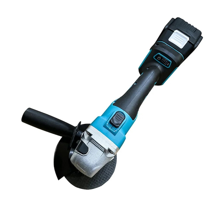 Trusa scule electrice 4 in 1 cu acumulator 20V 4Ah autofiletanta rotopercutor polizor unghiular cheie impact