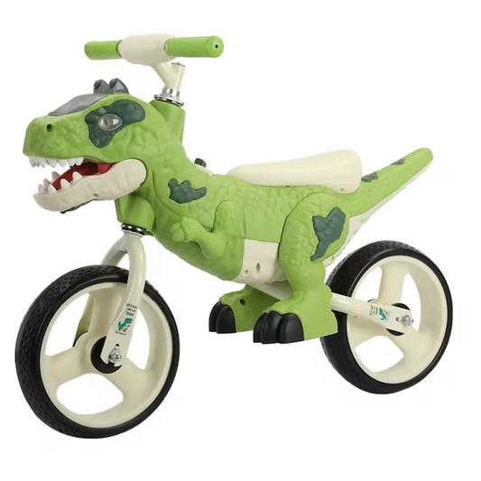 Bicicleta echilibru copii 30 cm roti dinozaur fara pedale 2-6 ani