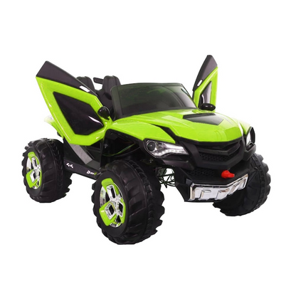 Masinuta Electrica Off-Road 4x4 Pentru Copii – 2 Locuri, 4 Motoare 45W, Roti EVA, Telecomanda si Lumini LED