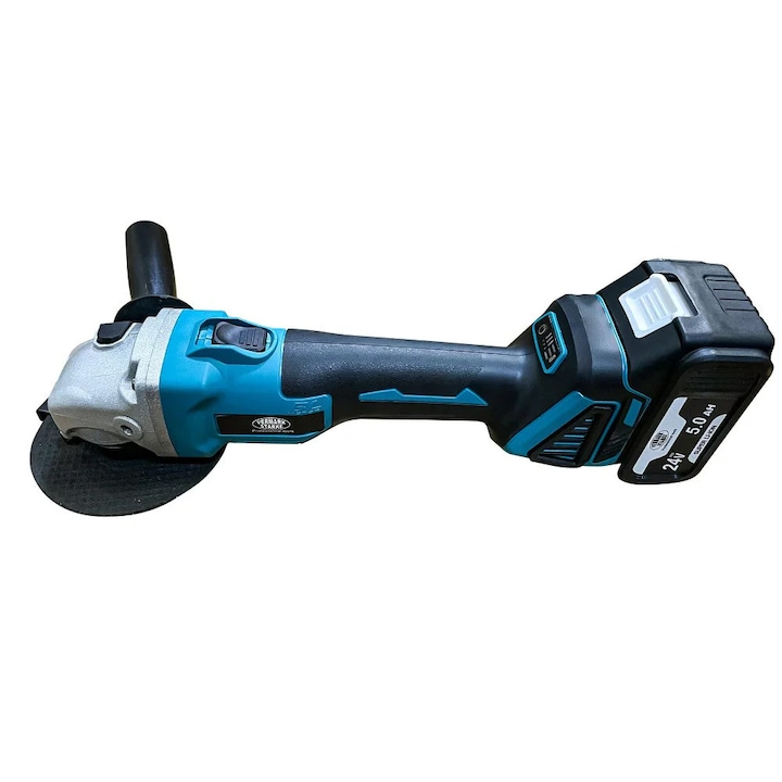 Trusa scule electrice 4 in 1 cu acumulator 20V 4Ah autofiletanta rotopercutor polizor unghiular cheie impact