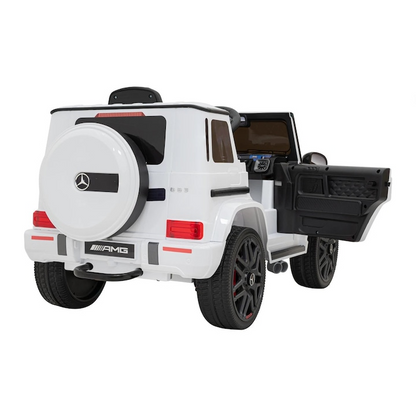 Masinuta electrica copii Mercedes G63 AMG 12V telecomanda roti EVA 2 motoare 3-8 ani