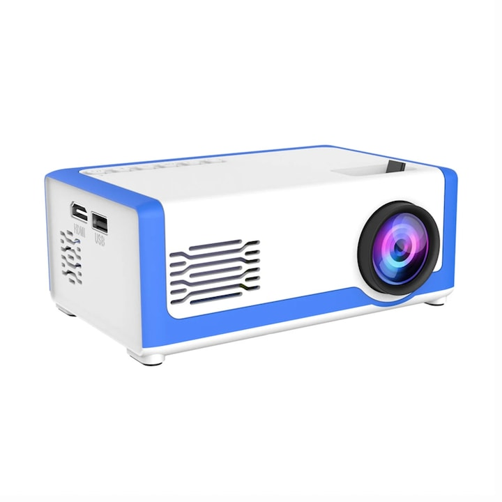 Videoproiector Mini Portabil M1 – Cinema Acasa, Suport 1080P si Conectivitate Multipla