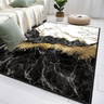Covor Tenzo 160x200 cm negru auriu sau gri auriu design abstract polipropilena
