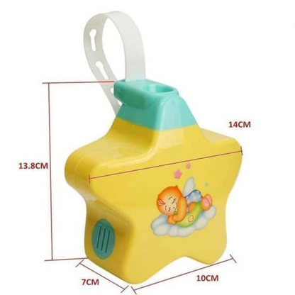 Lampa de Veghe Muzicala pentru Bebelusi – Proiector Stelute, Muzica de Leagan si Lumina Linistitoare