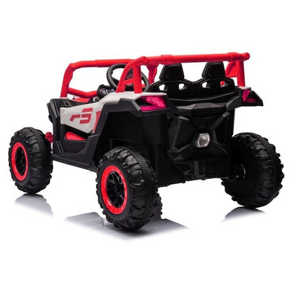 Masinuta electrica buggy copii 4 motoare 3-5 ani rosu albastru