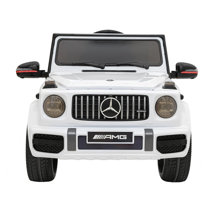 Masinuta electrica copii Mercedes G63 AMG 12V telecomanda roti EVA 2 motoare 3-8 ani