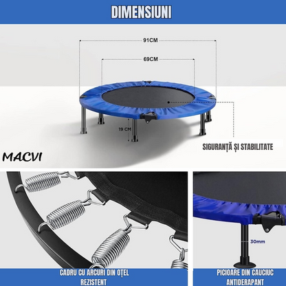 Pachet WOW pentru Copii Activi – ATV Electric + Trambulina, Distractie Dubla la Doar 499 Lei
