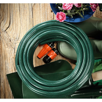 Furtun gradina 20m 1/2 3 straturi cu accesorii stropitor conector set complet