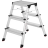Scara dubla aluminiu 3 trepte pliabila multifunctionala 150kg usoara