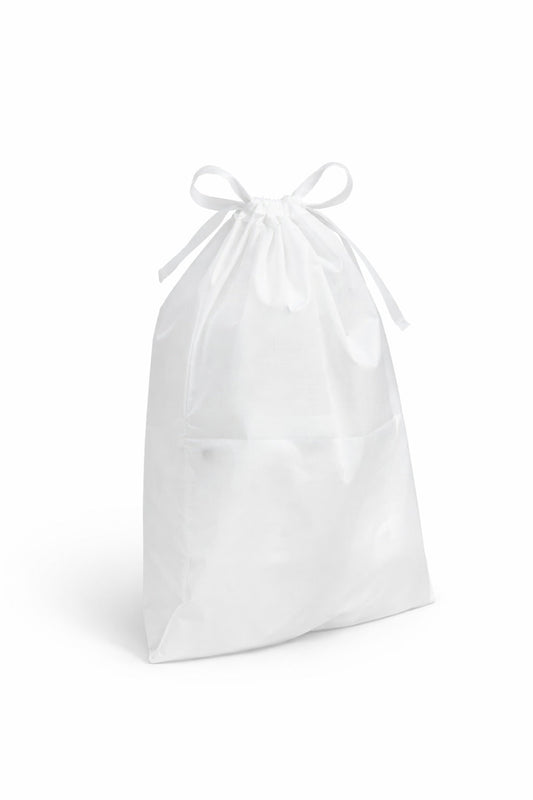 Saci pentru încălțăminte 12 buc, non-woven, albi, 44×32 cm