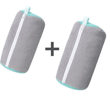 Set 2 Săculeți Spălat Încălțăminte la Mașină 39×19 cm (1+1 GRATIS) – Protecție din Fibră Moale, Reutilizabili