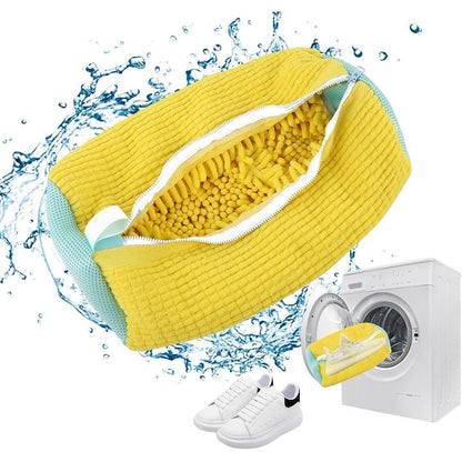 Set 2 Săculeți Spălat Încălțăminte la Mașină 39×19 cm (1+1 GRATIS) – Protecție din Fibră Moale, Reutilizabili