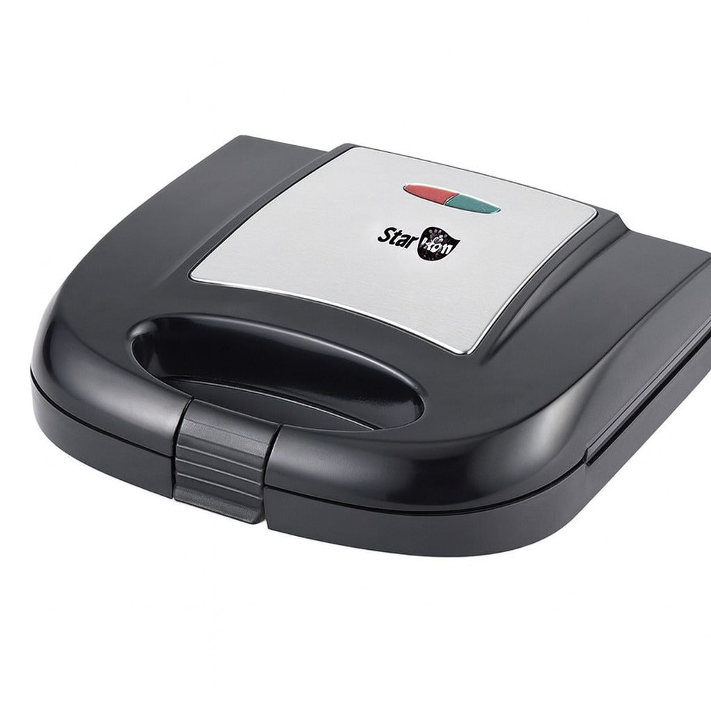Sandwich Maker Starlux 750W pentru 2 Sandwich-uri, Plăci Grill Antiaderente