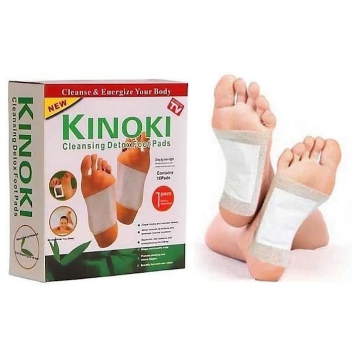 Plasturi Detox Kinoki Premium pentru Picioare – Set 100 Bucăți