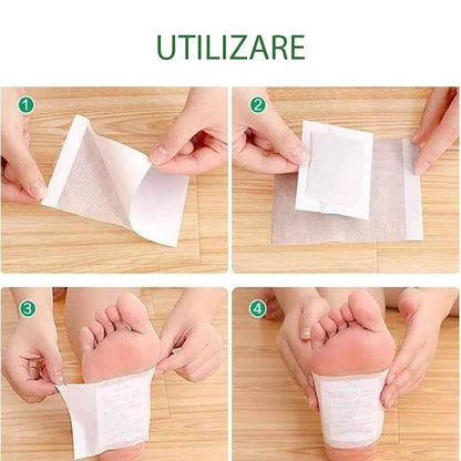 Pachet Masaj Picioare Electric + 100 Plasturi Kinoki Detox – Relaxare & Revitalizare – Doar 139 Lei