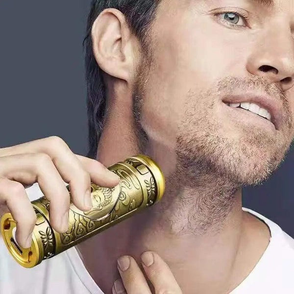 Set 2 în 1 mașină tuns + shaver contur – fără fir, lame inox, încărcare USB