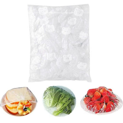 Set 50 Folii Alimentare Reutilizabile Elastice, Dimensiune Universală, Protecție Mâncare