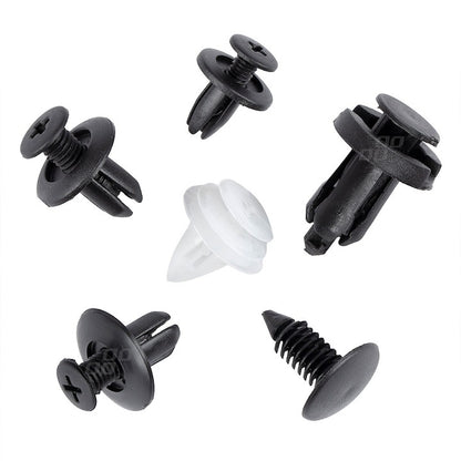 Set clipsuri auto universale 100 bucati cleme fixare tapiterie bara aripa